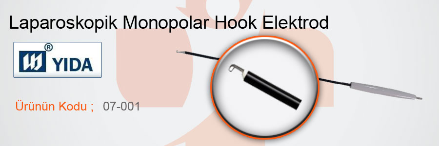 YIDA-Laparoskopik-Monopolar-Hook-Elektrod